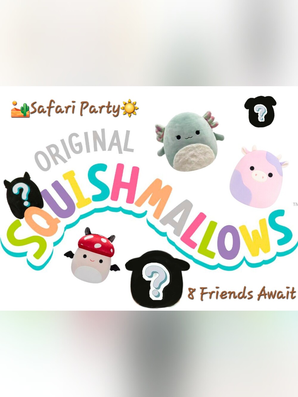 Safari Party! Mystery Safari Themed Squishmallows!